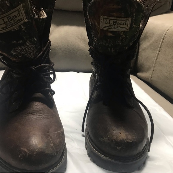 L.L. Bean MEN’S hinting Boots Size 8 Leather excellent for use by hunters or sno - Picture 16 of 17